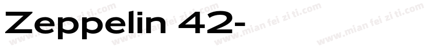 Zeppelin 42字体转换